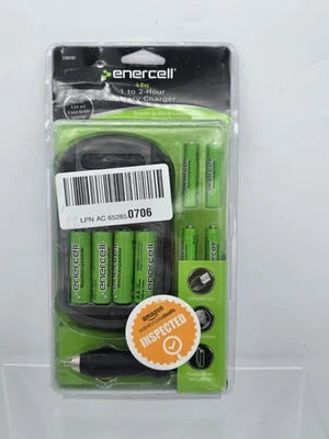 Enercell 4-Bay Battery Charger AAA/ AA 1 To 2 Hour Battery Charger 2300787 - Image 1 of 4