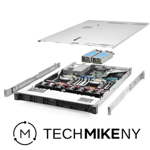 HP ProLiant DL360 G10 Server 2x Silber 4110 2,10Ghz 16-Core 128GB RAM 8x Caddies - Bild 1 von 5