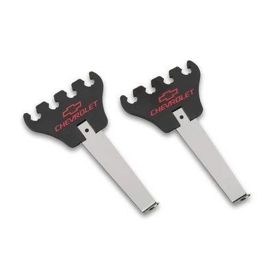 Conjunto de tear de arame Proform para vela de ignição universal cromado preto plástico gravata borboleta logotipo - Imagem 1 de 4