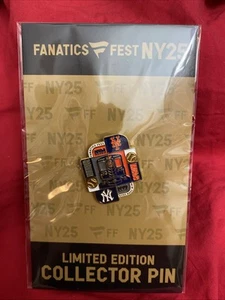 Prendedor de coleccionista Wincraft exclusivo de Fanatics Fest 2025 Yankees y Mets de Nueva York/100 - Imagen 1 de 2