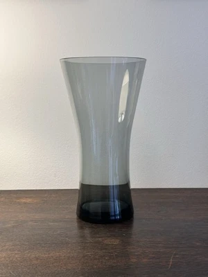 SF WMF Wilhelm Wagenfeld 24,5 cm hohe Vase turmalin Glas mid century - Bild 1 von 4