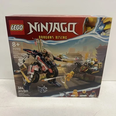 LEGO Ninjago Dragons Rising Sora’s Transforming Mech Bike Racer 71792 New Sealed - Image 1 of 4