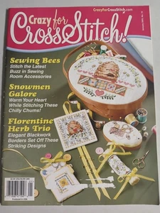 Crazy For CrossStitch---January 2003 #74--used - Picture 1 of 10