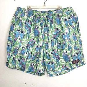 Vineyard Vines Parrot Print Mens Swim Trunks Size XL Mesh Lined 7" Inseam - Picture 1 of 5