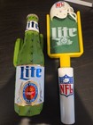 Miller Lite NFL Helmet /Goal Post Beer Bar Tap Handle And CACTUS TAP TOO!!!!!