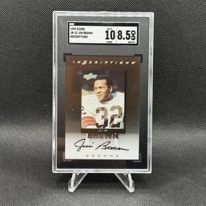1999 Score Inscriptions Jim Brown Auto #JB-32 SGC 8.5 w/ 10 Auto SP - Picture 1 of 2