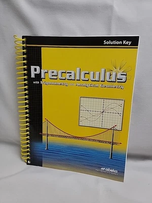 Abeka Precalculus Solution 12 With Trig And Analytical Geometry Key 12th Grade - Image 1 of 3