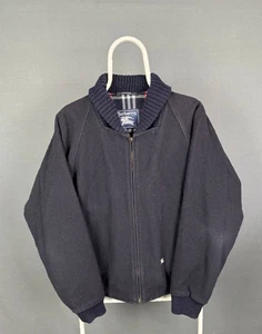 Burberrys Wool Tweed Bomber Jacket Size L - Picture 1 of 10