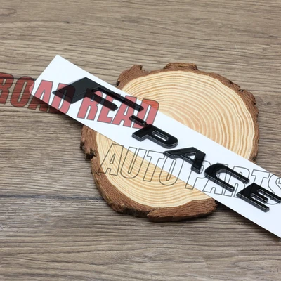 3D Liftgate Tailgate Hatch Letter Emblem Black Sport Badge For jaguar F-Pace Foto 1 de 4