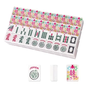 Juego de Azulejos de Mahjong Americano, Azulejos Acrílicos de Calidad 166 con Pri... - Imagen 1 de 7