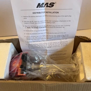 MAS Red Ignition Distributor with Cap and Rotor. 10482827. New - Foto 1 di 8