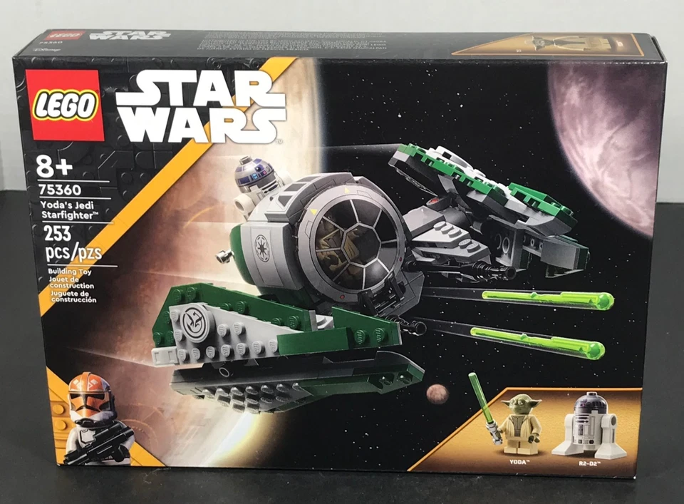 LEGO Star Wars YODA'S JEDI STARFIGHTER 75360 R2-D2 Clone Wars SEALED New - Image 1 of 4