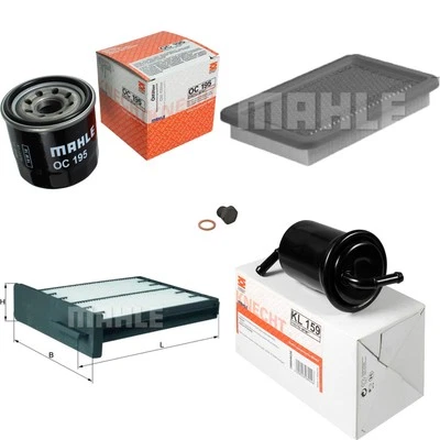 MAHLE Inspección Set Filtro Para Mazda 626 V Hatchback 2.0 1.8 - Imagen 1 de 4