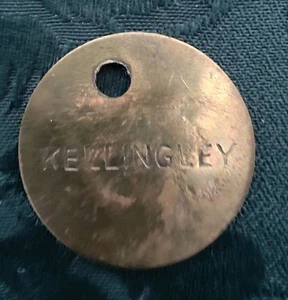 KELLINGLEY Colliery Pit Check Tally - marked KELLINGLEY 327 - Picture 1 of 2