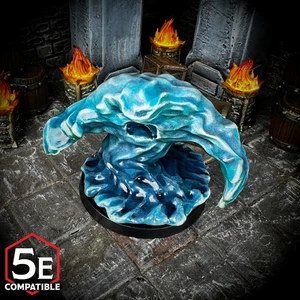Water Elemental -Fantasy TTRPG Miniatures - Picture 1 of 3