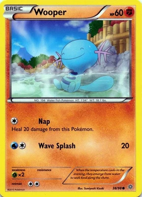 Wooper 38/98 XY - Ancient Origins Common - LP - Image 1 of 2