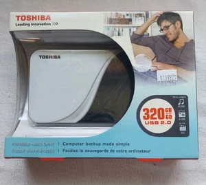 Toshiba 320GB Portable Hard Drive 593212-A0 - Picture 1 of 4