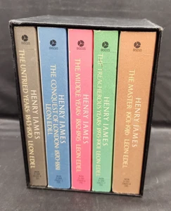 Henry James Complete Biography Leon Edel Box Set 5 Books Paperback Set - Picture 1 of 6