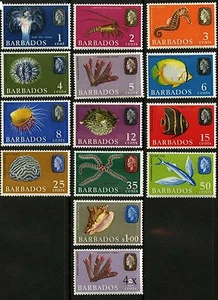 Barbados   1965   Scott #267-279, 327   MLH Part Set - Picture 1 of 1