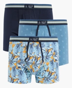 Original Penguin 3-Pack Men's Boxer Briefs Medium (32-34) Copen, Navy, Tropic - Picture 1 of 1