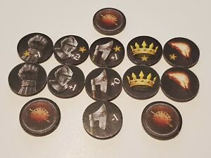 A Game of Thrones The Board Game MARTELL ORDER TOKEN (Price Each) 2nd Edition