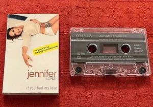 JENNIFER LOPEZ - 2 TRACK CASSETTE SINGLE IN CARD SLEEVE - IF YOU HAD MY LOVE - Picture 1 of 9