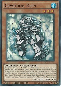 YU-GI-OH CARD: CRYSTRON RION - SUPER RARE - INOV-ENSE3 - Picture 1 of 2