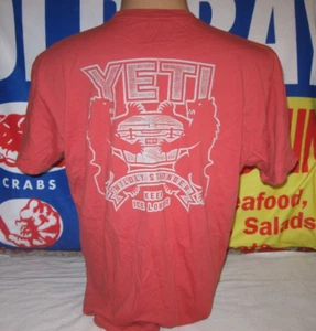 YETI COOLERS T Shirt Men's 2XL Crewneck Fishing Outdoors Camping WILDLY STRONGER - Picture 1 of 4