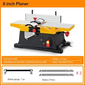 Electric Wood Thicknesser Multifunctional Woodworking Jointer 1.8KW - Picture 1 of 15