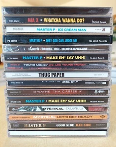 Lot of 15 New Orleans CD No Limit Cash Money Lil Wayne Master P Mystikal Mia X - Picture 1 of 5