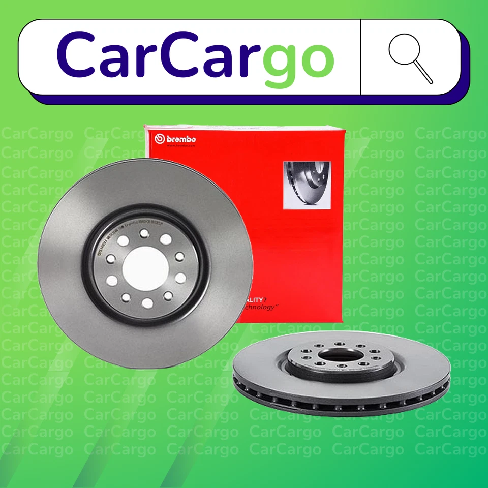 Par de discos de freno delanteros ventilados Brembo Alfa Romeo 159 2.4 JTDM 2005-2012 330 mm Foto 1 de 4