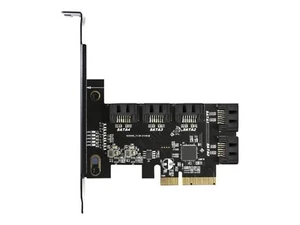 Vantec 5-Port SATA III 6Gbps PCIe X4 Host Card UGT-ST655 - Picture 1 of 5