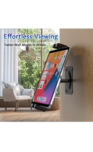 Ipad Wall Mount, Universal 360° Rotating Tablet Wall Mount Holder, Phone Holder - Picture 1 of 7