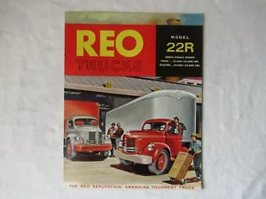 REO model 22R truck trucks brochure 8 pages - Picture 1 of 9