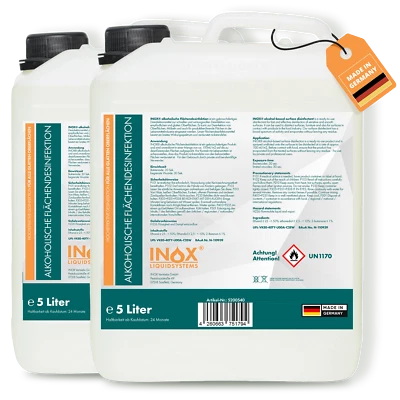 INOX® alkoholische Flächendesinfektion, 2 x 5L - Flächendesinfektionsmittel - Bild 1 von 4