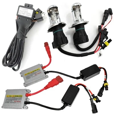 HI-LOW BEAMS 35W Replacement HID KIT Relay XENON Bulbs Lamp H4 9003 Y - Image 1 of 2