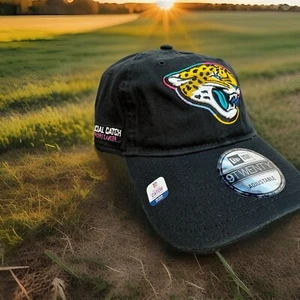 Cappello regolabile New Era Jacksonville Jaguars 2024 NFL Crucial Catch 9TWENTY OSFM. - Foto 1 di 8