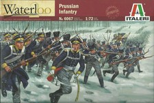 ITALERI 1:72 SOLDATINI FANTERIA PRUSSIANA PRUSSIAN INFANTRY WATERLOO ART 6067