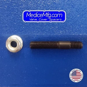 STUD KIT FOR 1/2" INCH PONTIAC VALVE COVER SPACERS (326, 350, 389, 400,421, 455) - Picture 1 of 4