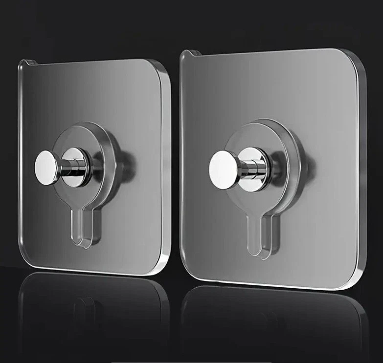 3X Self Adhesive Picture Wall Hooks Screw Hook Hanger - No Screw - Image 1 of 4