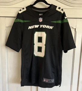 New York Jets Jersey Black Nike Elijah Moore #8 Size M - Picture 1 of 10