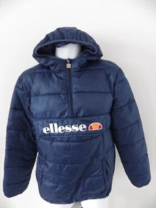 Ellesse Padded Blue winter Jacket Puffa Jacket Coat XS Pullover - Picture 1 of 11