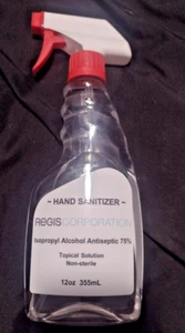 6X Hand Sanitizer 12 Spray Isopropyl Alcohol Antiseptic 75% WITH FREE SHIPPING - Picture 1 of 3