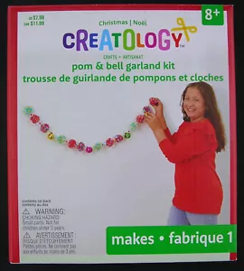 Kit ghirlanda pom e campana Creatology età 8+ nuova con scatola - Foto 1 di 4