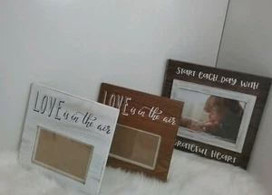 NIELSEN BAINBRIDGE set of 3WOOD TABLE OR WALL PICTURE FRAME 2019 #G3B - Picture 1 of 10