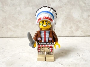 LEGO Town Western PELLEROSSA Guerriero Indiano Apache Cherokee Minifigure NUOVA - Imagen 1 de 1