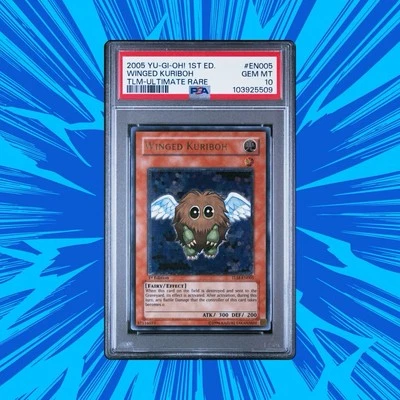 Winged Kuriboh (UTR) PSA 10 Mint TLM-EN005 The Lost Millennium 1st Edition - Image 1 of 4
