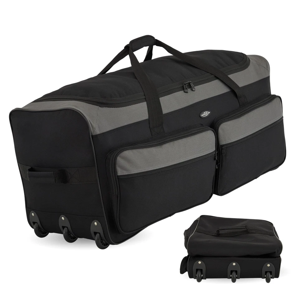Travelers Club Luggage 36" Triple Wheeled Rolling Travel Duffel