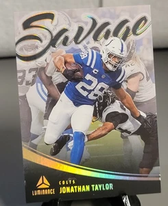 2025 Panini Luminance Jonathan Taylor Savage Insert - Picture 1 of 9
