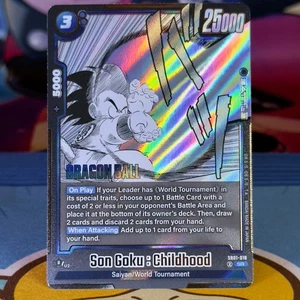 Son Goku: Childhood - SB01-018 - SR - Manga - Englisch - Dragon Ball Fusion World - Bild 1 von 2